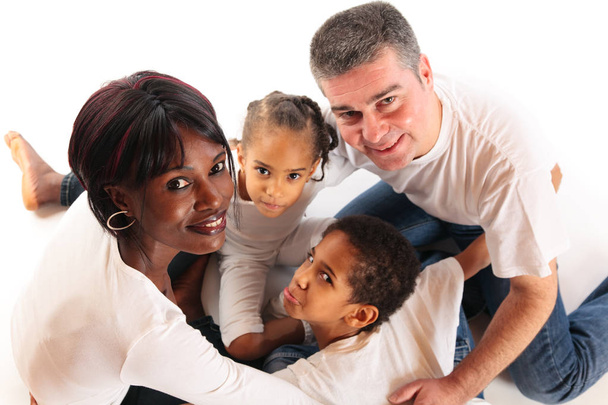 Mixed race Family - Foto, imagen
