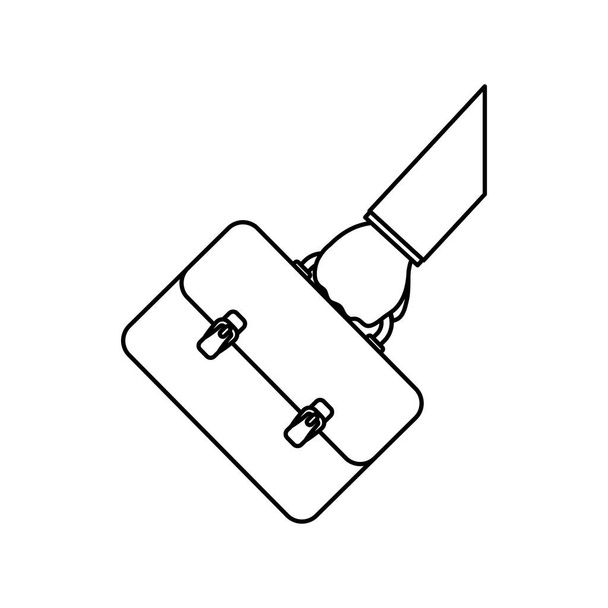 Business briefcase accesorie - Vector, afbeelding