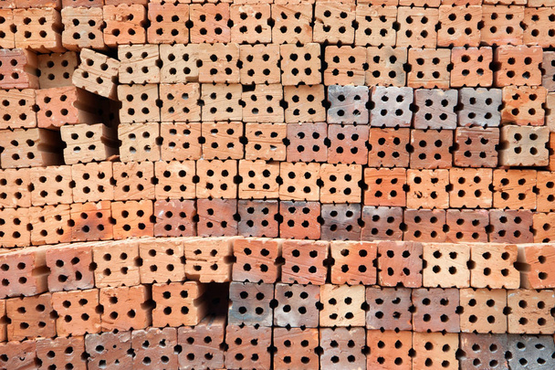 Background of brick wall texture. - Fotoğraf, Görsel