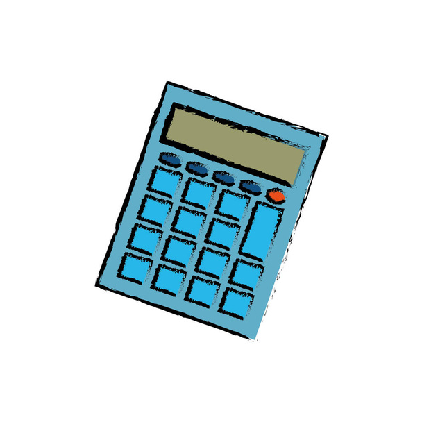 calculadora dispositivo matemático - Vector, imagen