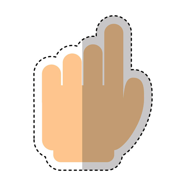 mão ícone de índice humano
 - Vetor, Imagem