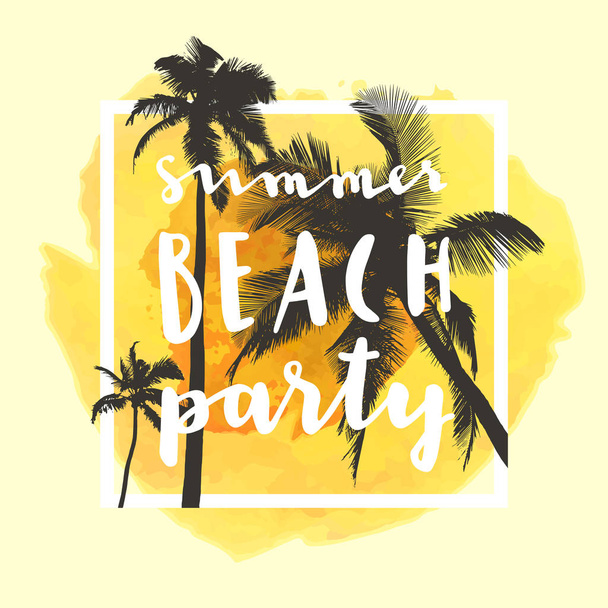 Summer Beach Party - Διάνυσμα, εικόνα