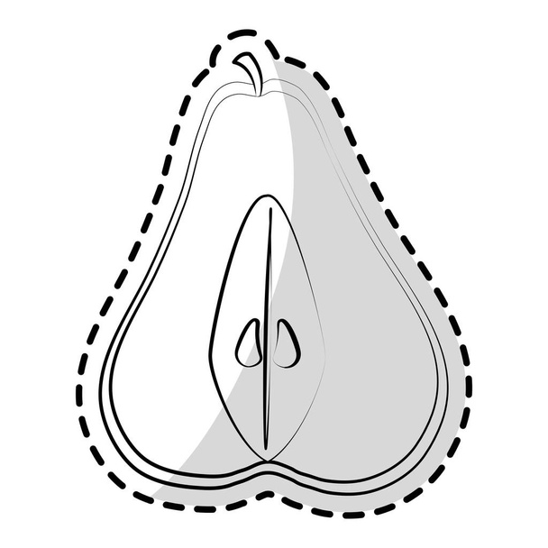 ikona hruškového ovoce - Vektor, obrázek