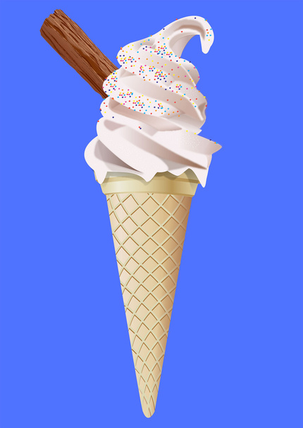 crème glacée - Vecteur, image