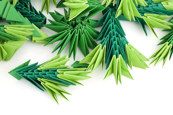 Paper made pine needles - Foto, Imagem