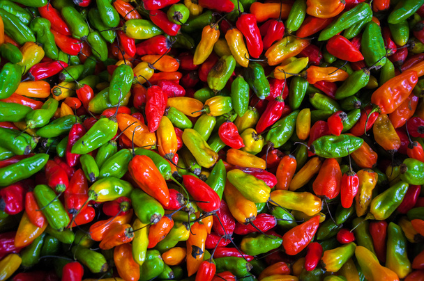 värikäs chili paprikat
 - Valokuva, kuva