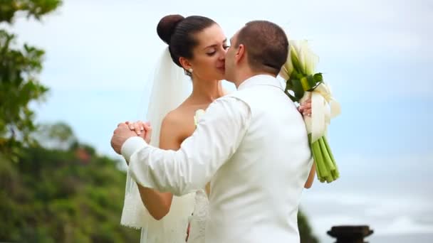 Dance bride and groom - Footage, Video