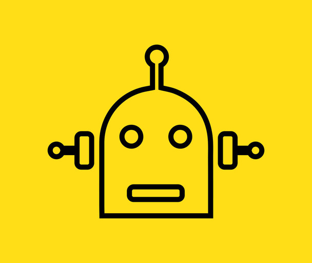Cyber Robot mascotte ontwerp - Vector, afbeelding