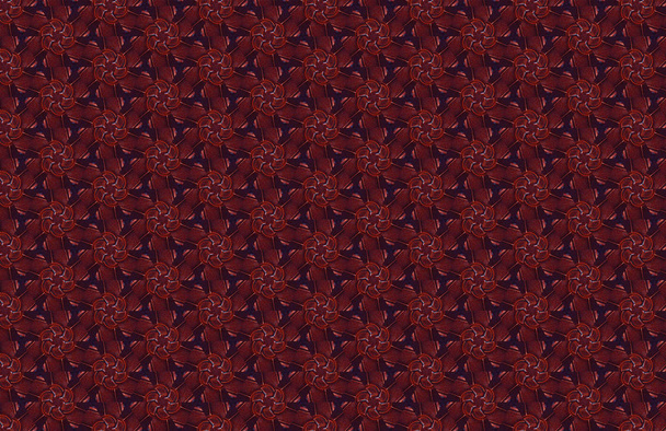 abstract bloemen geometrische achtergrond met driehoeken, mozaïek van de textuur van het kruisen van de rode lijnen blauw kastanjebruine oranje geel groen grijs bruin violet zwart, donker gekleurd - Foto, afbeelding