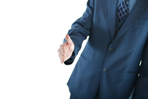 Business or sales man handshake - Photo, Image