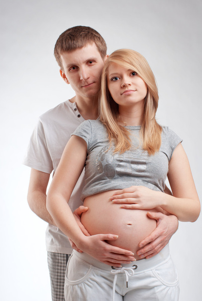 Pregnant couple - Zdjęcie, obraz