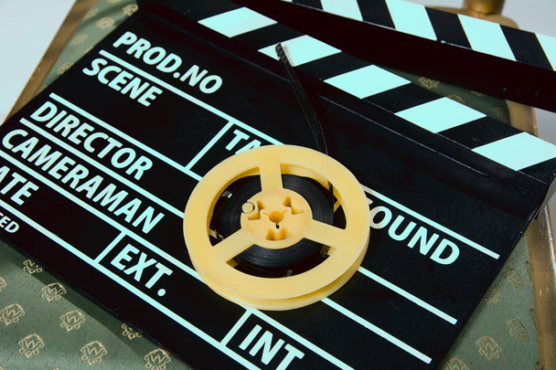 8 mm-es film tekercs fekszik durrogtatás - Fotó, kép