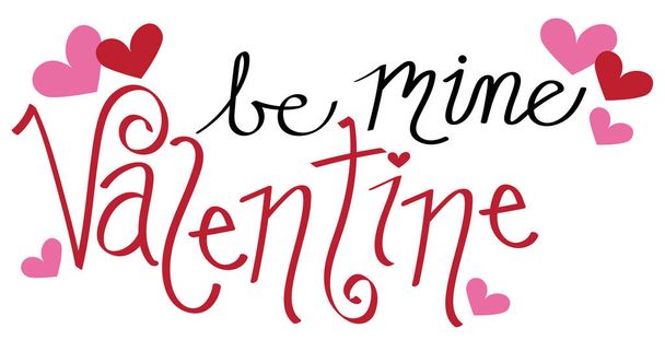 Be Mine Valentine - Wektor, obraz