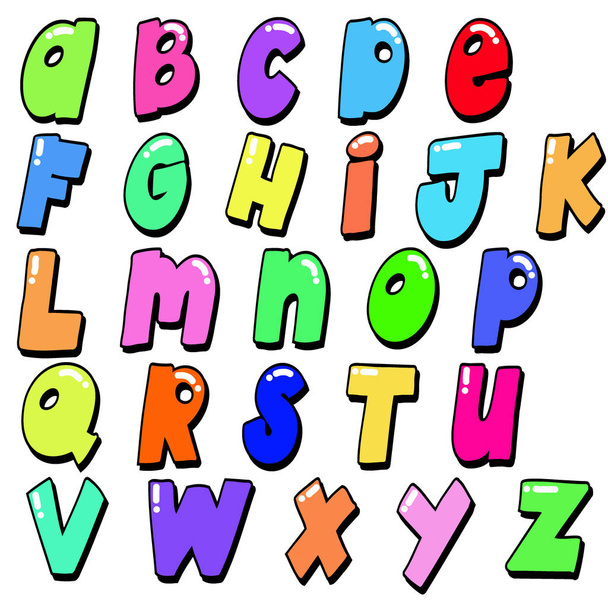 El alfabeto inglés
  - Foto, Imagen