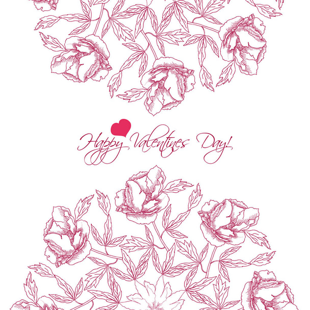 Valentines Day Background - Vector, Image