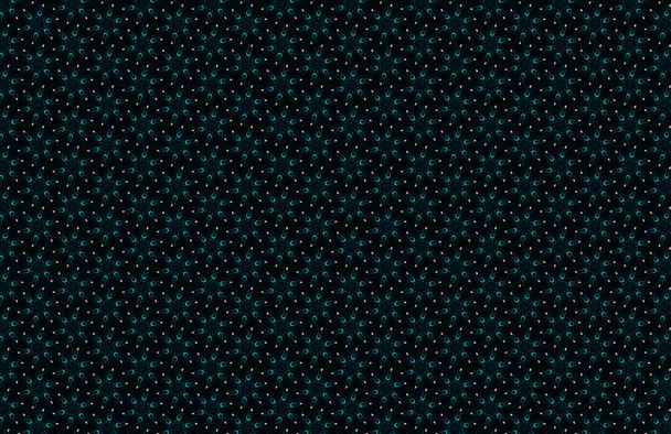 Fondo de invierno oscuro abstracto con copos de nieve, patrón geométrico sin costuras en negro, gris marrón amarillo naranja granate rojo azul verde violeta rosa
 - Foto, imagen
