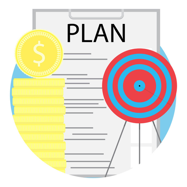 Succesvol businessplan - Vector, afbeelding