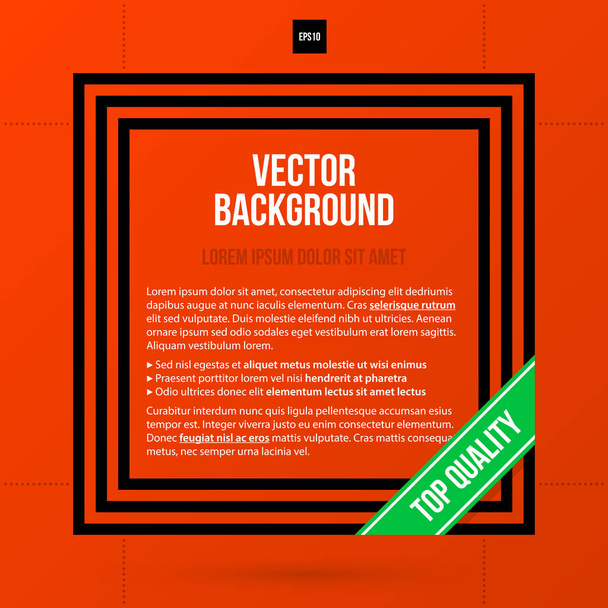 Corporate business text background template. Useful for presentations and advertising. - Vektor, obrázek