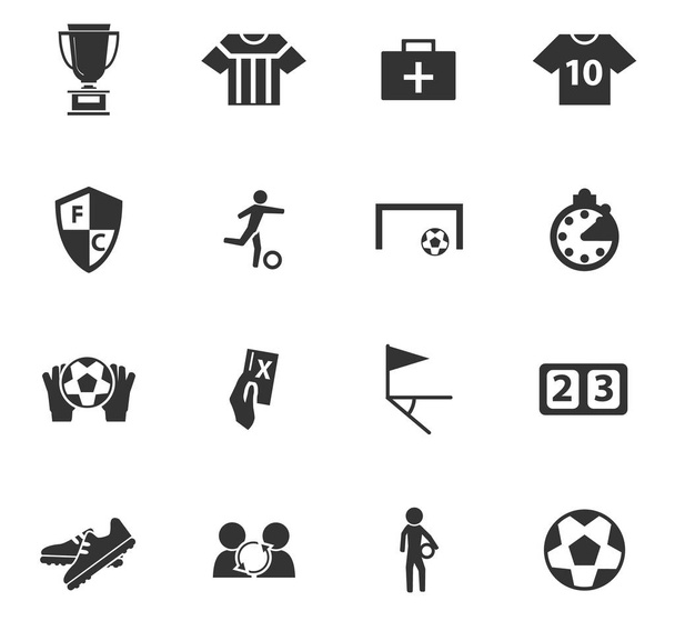 football icon set - Vector, Image