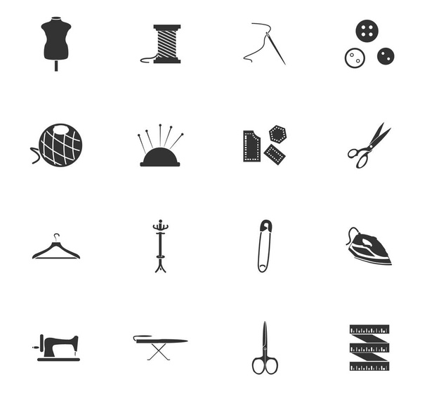 tailoring icon set - Vector, Image