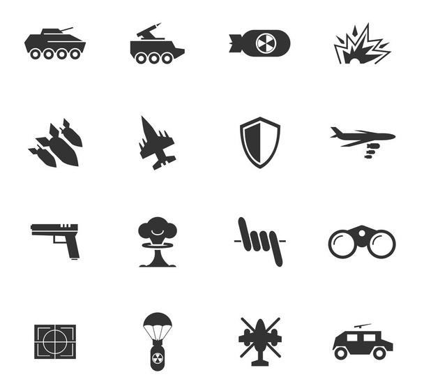 sada válce symboly ikon - Vektor, obrázek