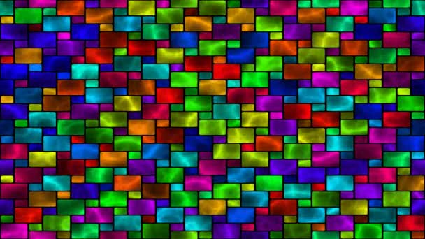 Plazmě elektřiny abstraktní mozaiky bezešvé smyčka - Záběry, video