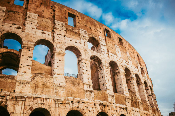 Colosseum, Rome, Italië, februari 2015 - Foto, afbeelding