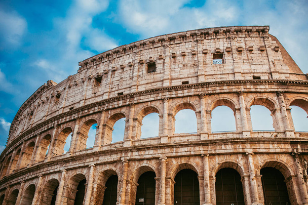 Colosseum, Rome, Italy, february 2015 - Fotoğraf, Görsel