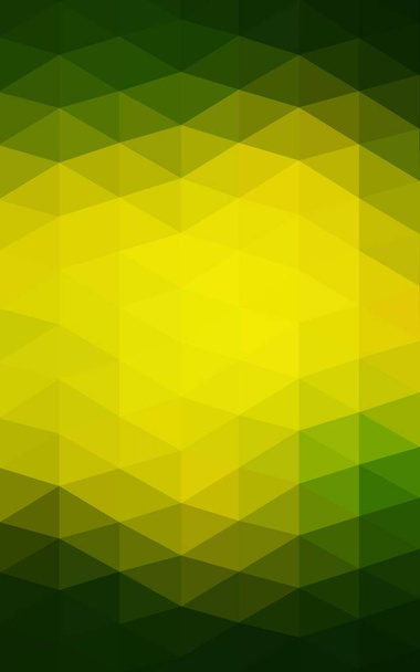 hellgrün gelb abstrakt perspektivisch Hintergrund. - Foto, Bild