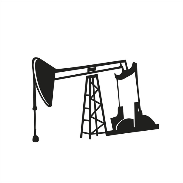 Szöcske olajszivattyú - Vektor, kép
