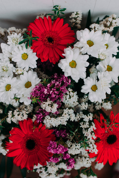 色とりどりの花の背景イメージ - 写真・画像
