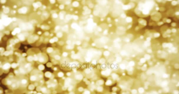 brillo de Navidad fondo brillo dorado con bokeh, fiesta de oro evento festivo feliz año nuevo
  - Metraje, vídeo