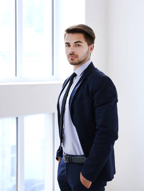 Young businessman in office  - Photo, image