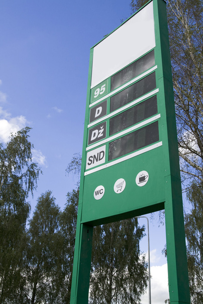 benzin ár jel - Fotó, kép