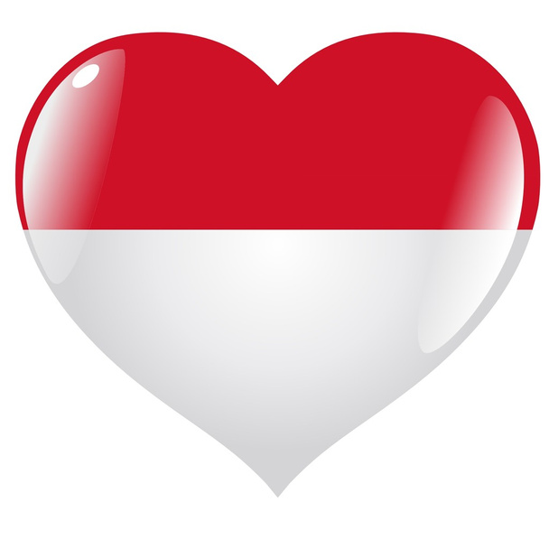 Πολωνία στην καρδιά - Διάνυσμα, εικόνα