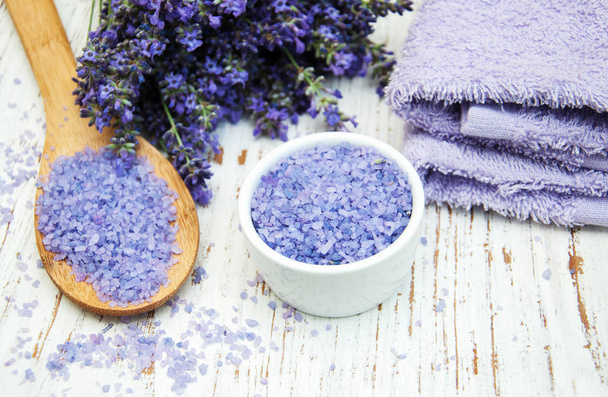 Lavender spa products - Foto, Bild