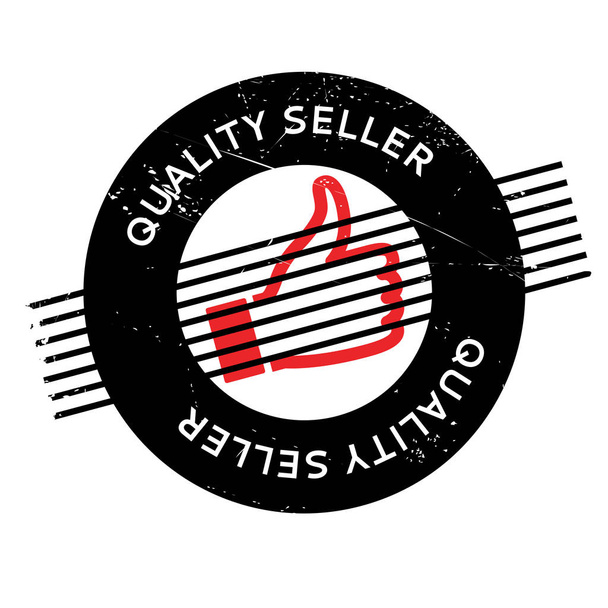 Quality Seller rubber stamp - Vetor, Imagem