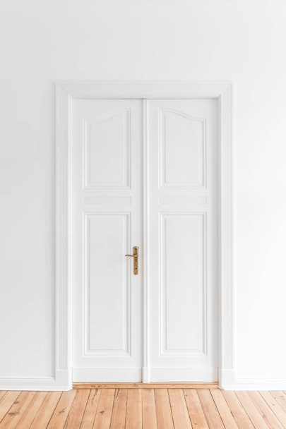 restored old door in renovated flat - Photo, Image