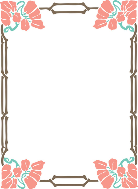 Decorative Frame - Vetor, Imagem