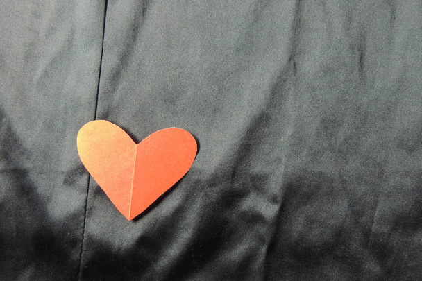 Kırmızı kalp. Sevgililer günü için arka plan - Fotoğraf, Görsel