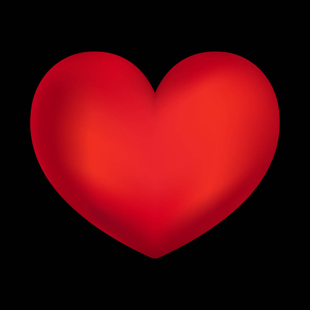 valentine's  heart background - Vector, afbeelding