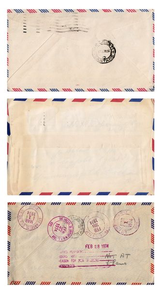 Vintage enveloppen - Foto, afbeelding