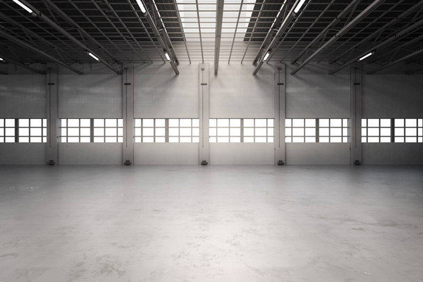 Interior de fábrica vacío - Foto, imagen