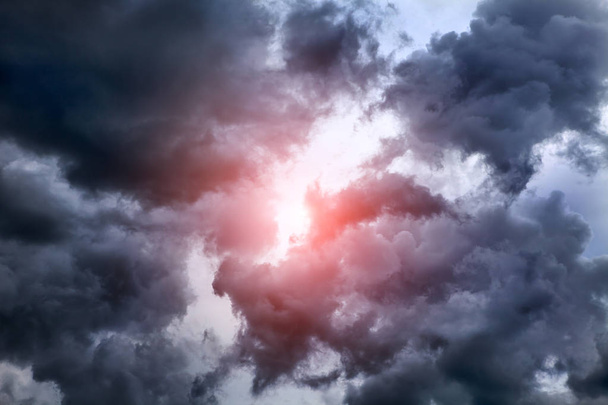 Cloudscape, fénysugár - Fotó, kép