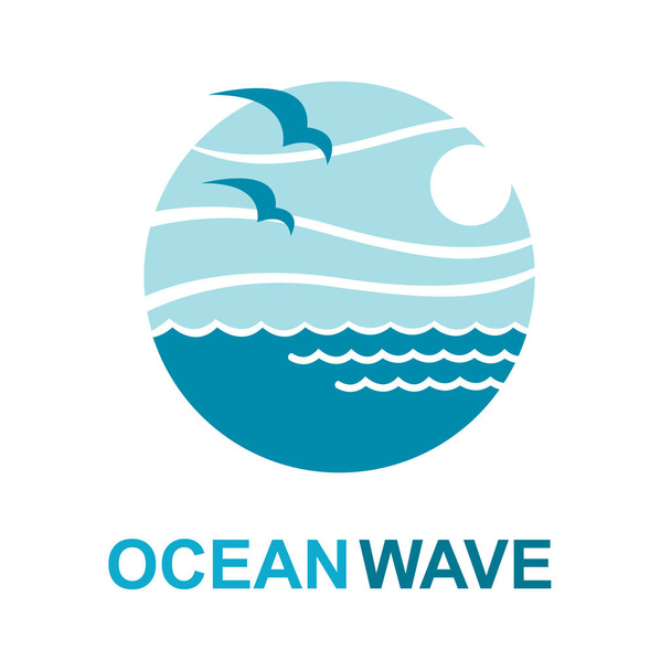ocean logo design - Vector, Image