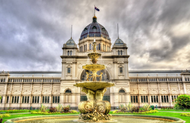 königliches Ausstellungsgebäude, Unesco-Weltkulturerbe in Melbourne, Australien - Foto, Bild