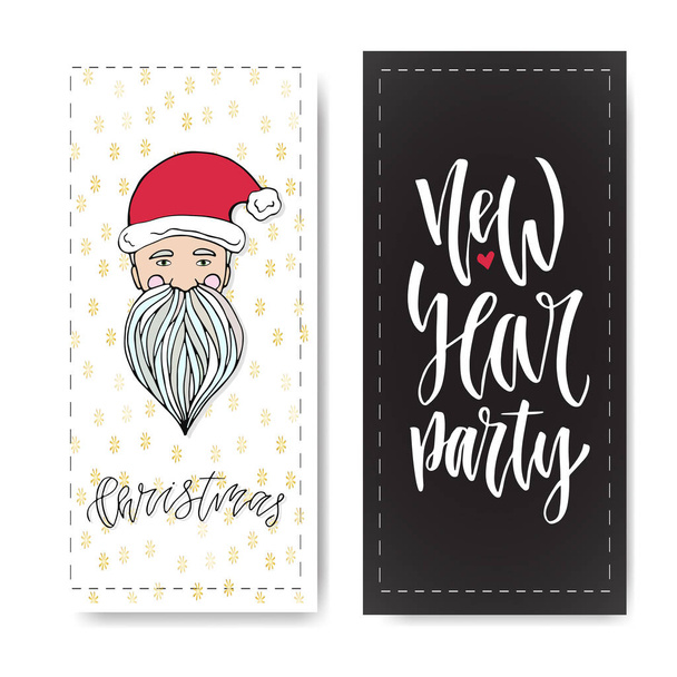 Christmas party banners - Vector, afbeelding