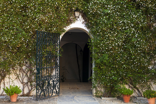 urocze wejście do domu hiszpański - Zdjęcie, obraz
