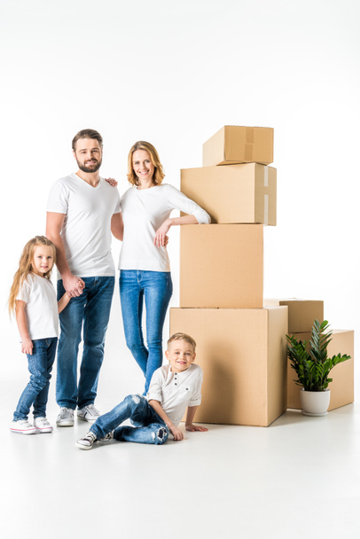 Family moving to new house  - Photo, Image