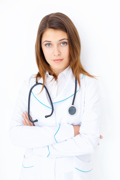 Portrait of young female doctor - Foto, afbeelding